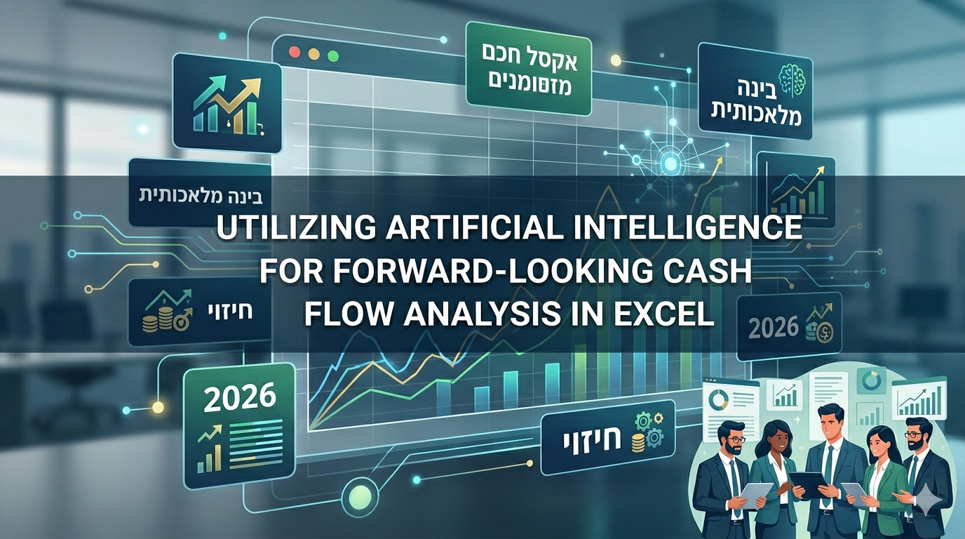 איך להשתמש ב-AI באקסל לניהול תזרים מזומנים — מדריך מלא לסמנכ״ל כספים (2026)
